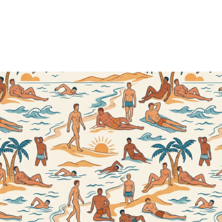 Praia de naturismo: Liberdade Retro