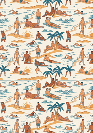 Praia de naturismo: Liberdade Retro