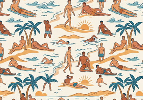 Praia de naturismo: Liberdade Retro