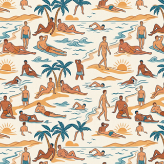 Praia de naturismo: Liberdade Retro