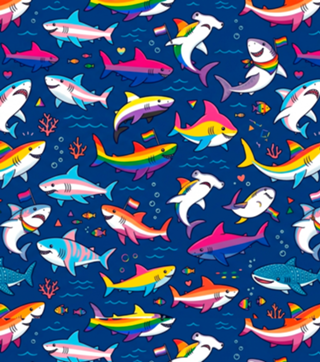 Tubarões do Orgulho: Mar de Diversidade