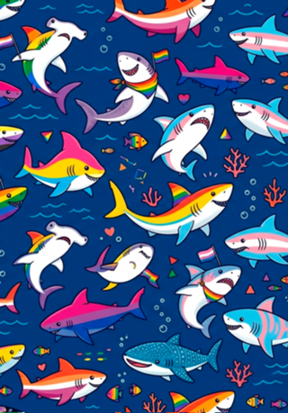 Tubarões do Orgulho: Mar de Diversidade
