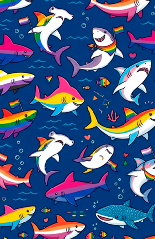 Tubarões do Orgulho: Mar de Diversidade