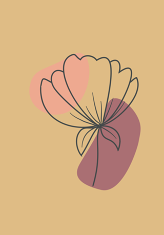 Flor Boho mostarda