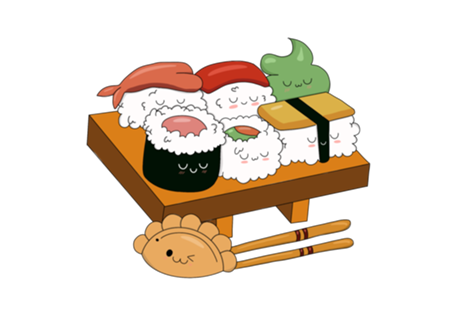 Sushi Fofo Kawaii