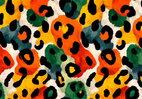 Estampa Animal Print Colorida