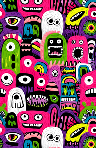 Caos Colorido – Monstrinhos Urbanos