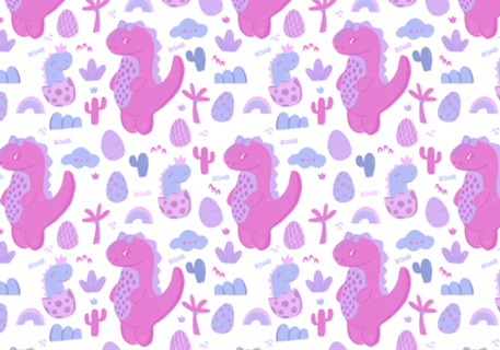 Dino Girl - Vibe Fofa Era das Cavernas