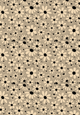 Flores e Bolinhas Orgânico e Vintage