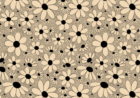 Flores e Bolinhas Orgânico e Vintage