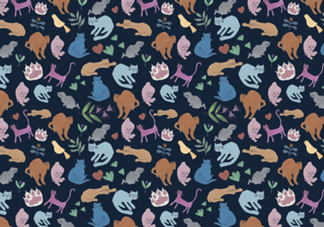 Cats, birds and plants