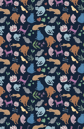 Cats, birds and plants