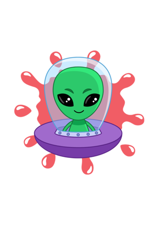 Alien coleção – desenho cartoon 8
