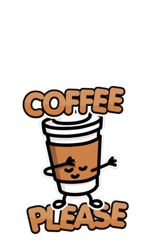 Coffee please - cafe por favor desenho