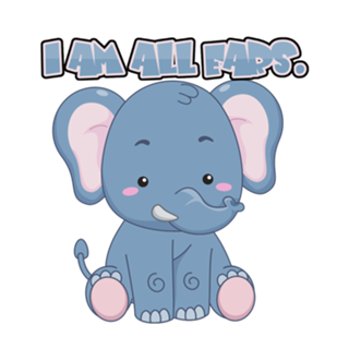 Elefante - sou todo ouvidos cartoon