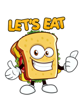 Let's Eat - vamos comer desenho cartoon