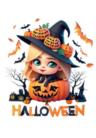 Bruxinha Do Halloween