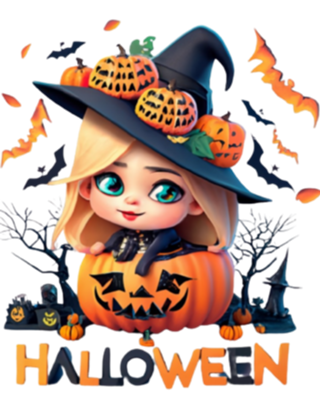 Bruxinha Do Halloween