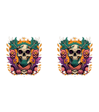 Caveira Macabra De Halloween