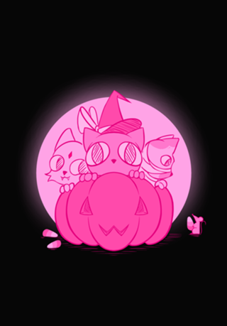 Gatinhos de Halloween