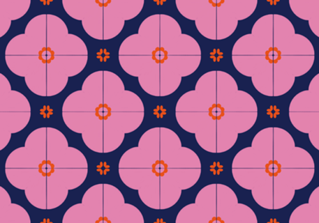 Minimalista Florido Rosa