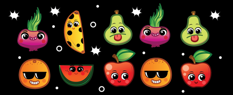 Frutinhas caneca