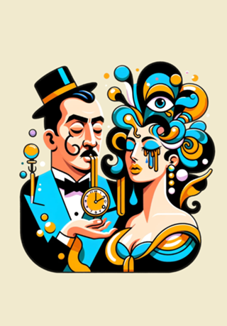Entrelaço Surreal de Dalí e Gala