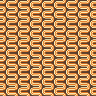 Zigzag geométrico ondas listradas - laranja
