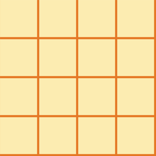 Grid quadrado minimalista - butter yellow