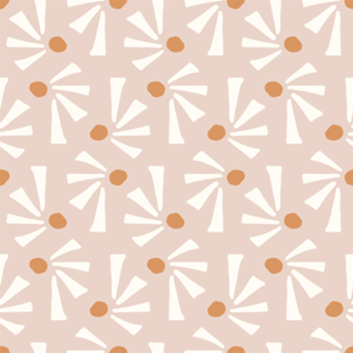 Geométrico triângulos e pontos- rosa e laranja