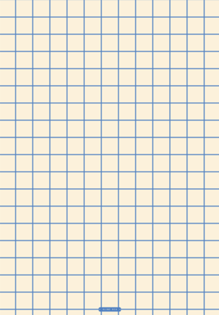 Grid quadrado minimalista - azul e branco