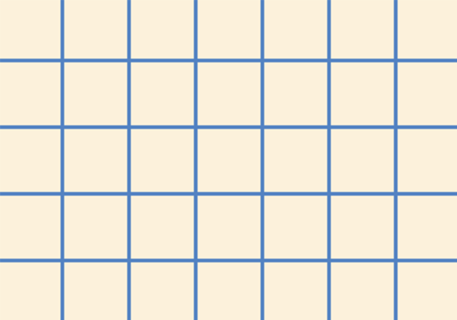 Grid quadrado minimalista - azul e branco