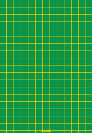 Grid quadrado minimalista Brasil - verde e amarelo