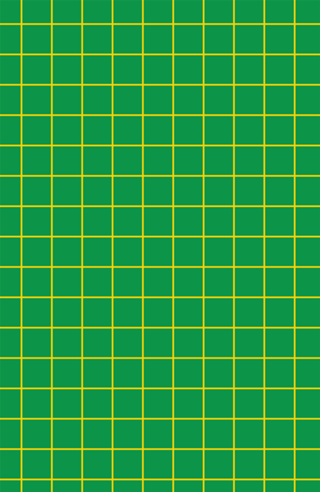 Grid quadrado minimalista Brasil - verde e amarelo