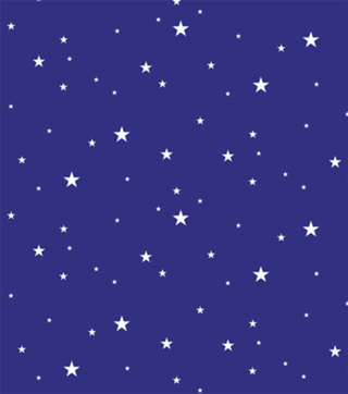 Estrelas da bandeira Brasil - azul & branco