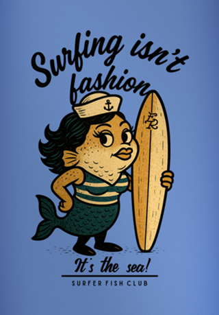Nina Narwhal – Surfer Fish Club Series No. 02