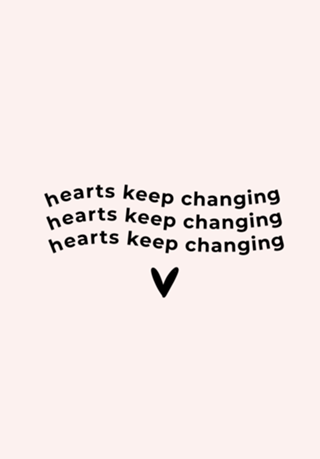 Hearts keep changing