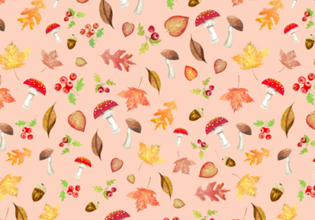 Fall Forest (cor de fundo rosa)