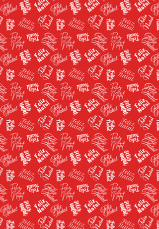 Papel de presente Natal