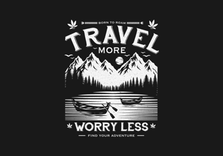 Travel More Worry Less - Branco