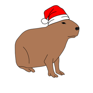 Capivara natalina