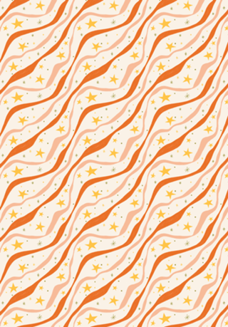 Estrelas e linhas (brancas)