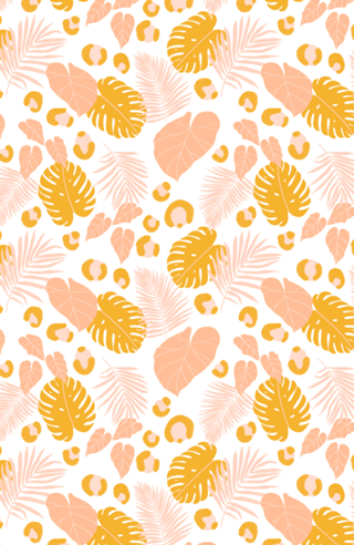Tropical Rosa e Amarelo