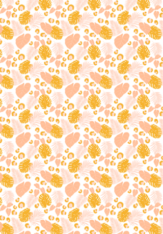 Tropical Rosa e Amarelo