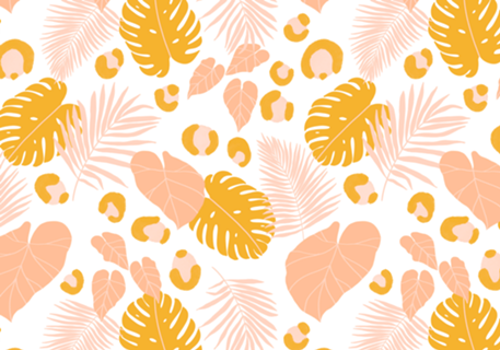 Tropical Rosa e Amarelo