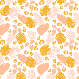 Tropical Rosa e Amarelo