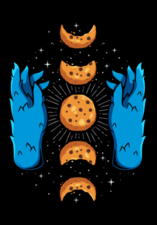 Cookie Moon Phases