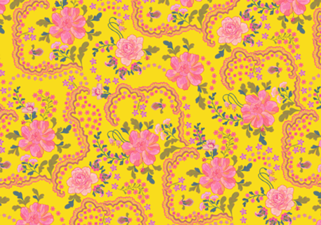 Boho Peonias Floral Boemio