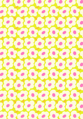 Floral Verde Limão