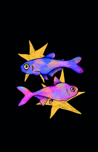CAPINHA: Peixes coloridos